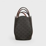 Celine Women Celine Marlou Bag in Triomphe Canvas