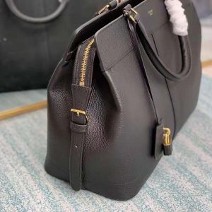 medium cabas de france bag in grained calfskin