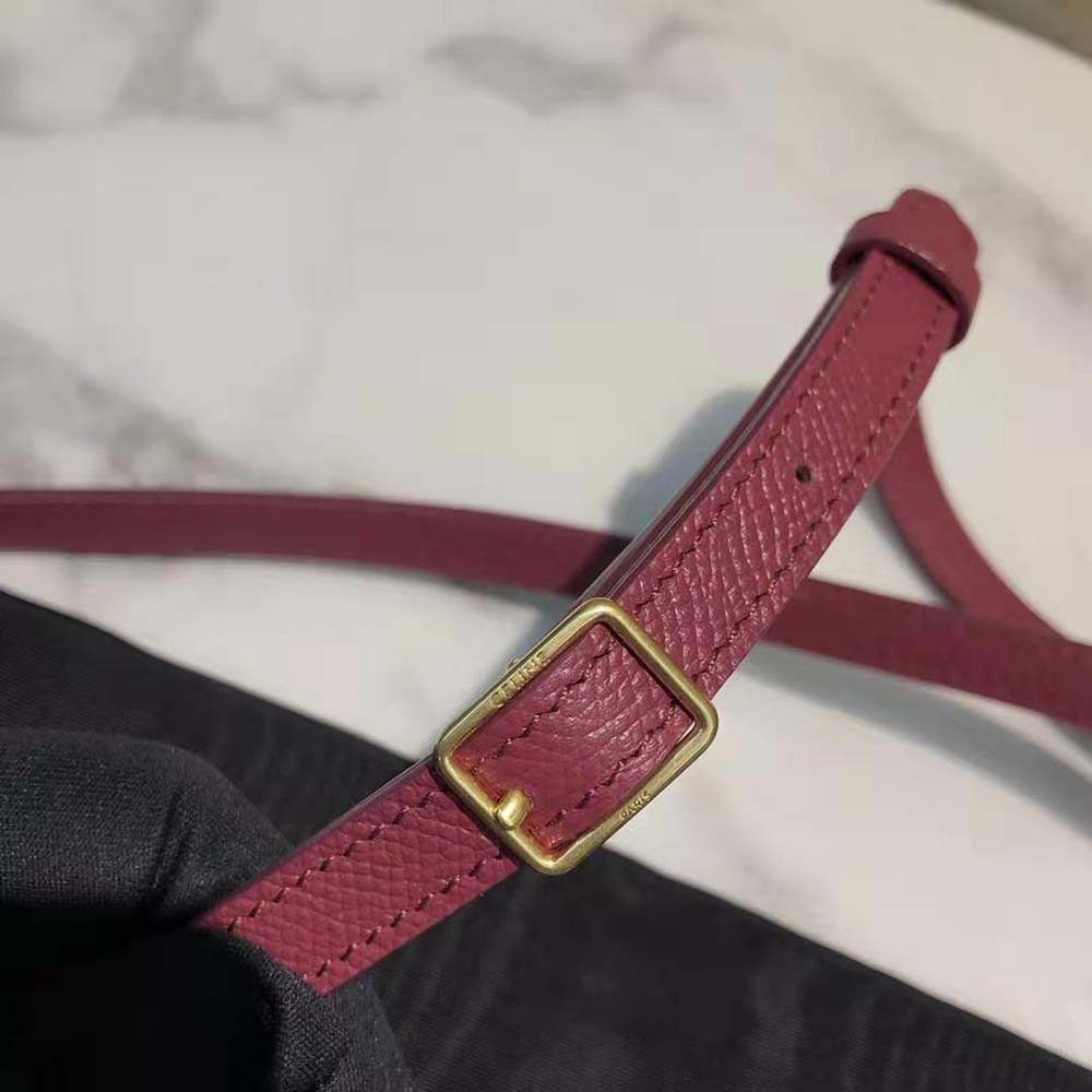 Celine Pico Belt Bag - Burgundy Handle Bags, Handbags - CEL260502