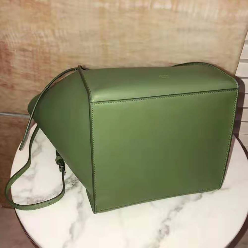 Celine Women Small Big Bag with Long Strap in Smooth Calfskin-Lime 5 Celine Women Small Big Bag with Long Strap in Smooth Calfskin-Lime - Image 5