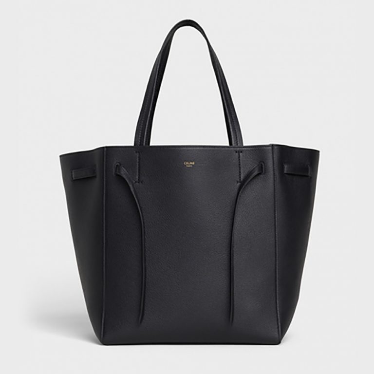 Celine Women Small Bucket Cuir Triomphe in Smooth Calfskin-Black