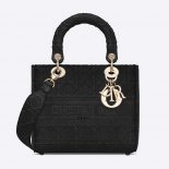 Dior Medium Lady D-Lite Bag Cannage Embroidery