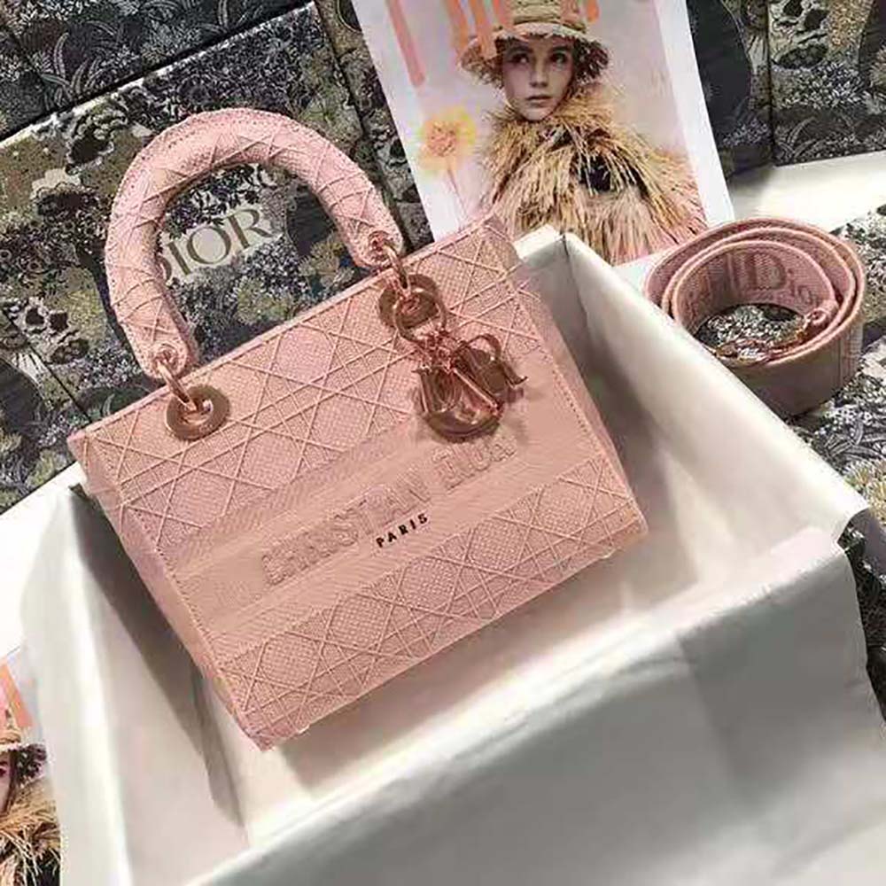 Dior Lady D'lite review: pink embroidered cannage - Happy High Life