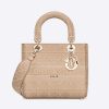 Dior Medium Lady D-Lite Bag Cannage Embroidery
