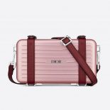 Dior Men Dior and Rimowa Personal Clutch Aluminum and Grained Calfskin
