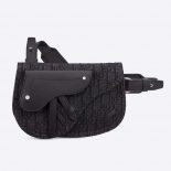 Dior Men Saddle Pouch Dior Oblique Jacquard