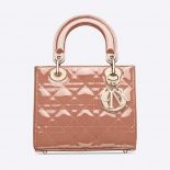 Dior Small Lady Dior Bag Patent Calfskin