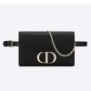 Dior Women 30 Montaigne 2-in-1 Pouch Stone Grained Calfskin