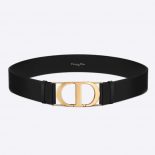 Dior Women 30 Montaigne Belt Black Smooth Calfskin, 40 MM