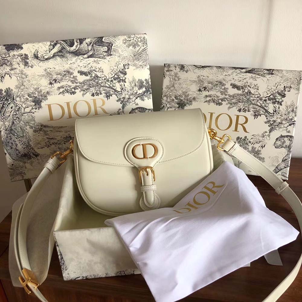 FWRD Renew Dior Bobby Bag in White