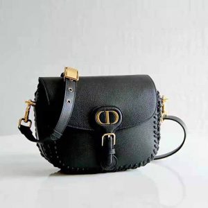 Dior - Medium Dior Bobby Bag Black Grained Calfskin - Women