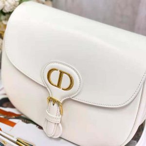 Medium Dior Bobby Bag Latte Box Calfskin