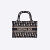 Dior Women Mini Dior Book Tote Blue Dior Oblique Embroidery 12 Dior Women Mini Dior Book Tote Blue Dior Oblique Embroidery