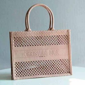 Dior book tote discount mesh