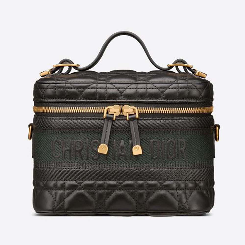 Diortravel Small Vanity Case Lambskin Cannage – Keeks Designer Handbags