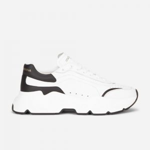 Dolce Gabbana D&G Men Daymaster Sneakers in Nappa Calfskin-Black