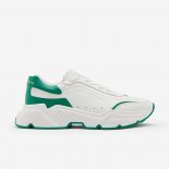 Dolce Gabbana D&G Men Daymaster Sneakers in Nappa Calfskin-Green