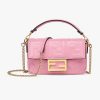 Fendi Women Baguette Soft Nappa Leather Bag