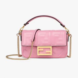 Fendi Women Baguette Soft Nappa Leather Bag