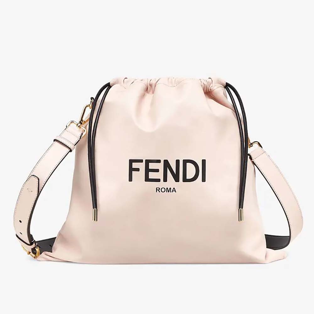 Fendi Women Fendi Pack Medium Pouch Pink Nappa Leather Bag
