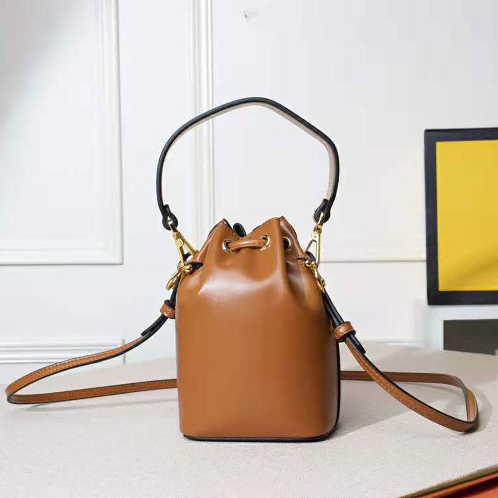 Fendi Women Mon Tresor Leather Mini Bag-Brown 4 Fendi Women Mon Tresor Leather Mini Bag-Brown - Image 4