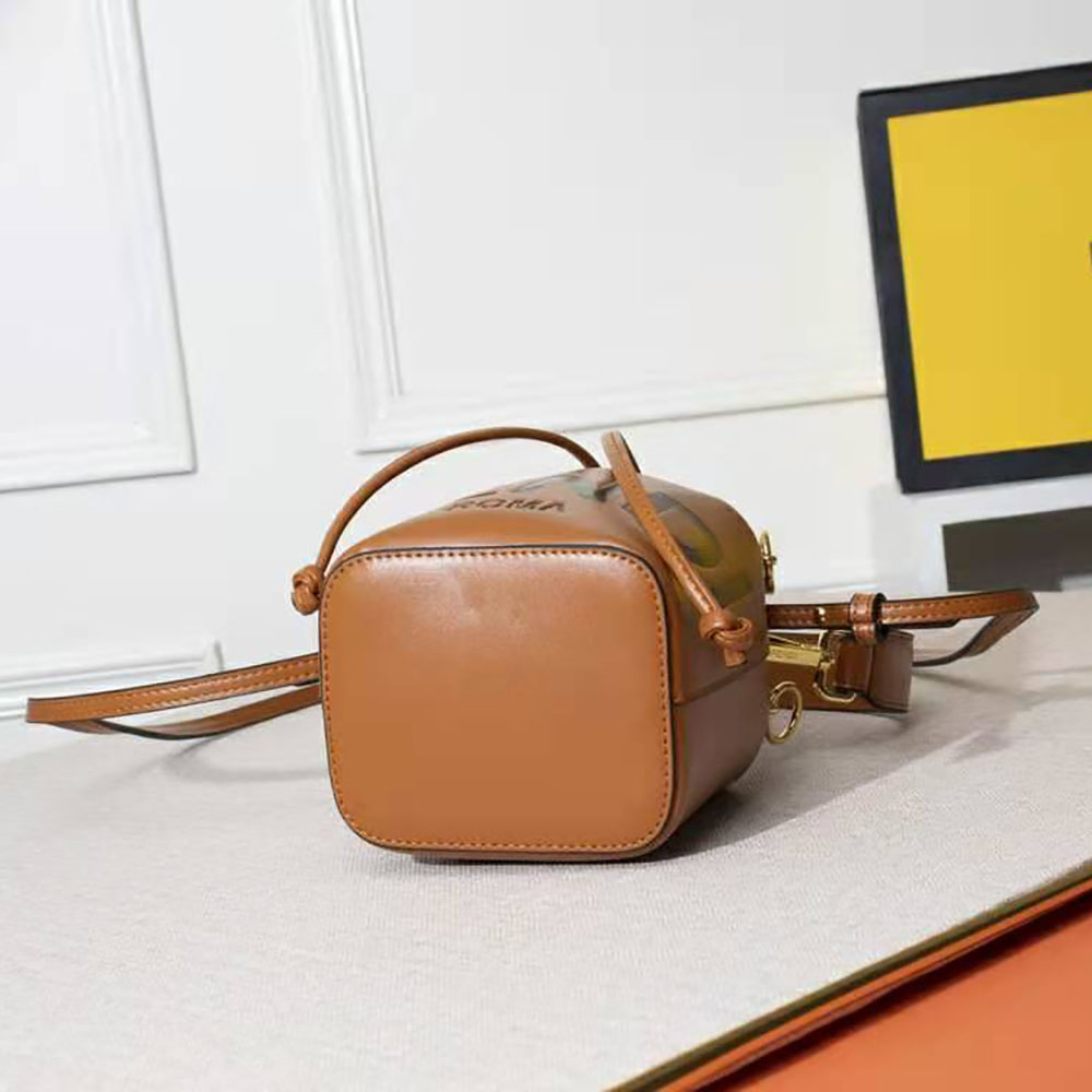 Fendi Women Mon Tresor Leather Mini Bag-Brown 5 Fendi Women Mon Tresor Leather Mini Bag-Brown - Image 5