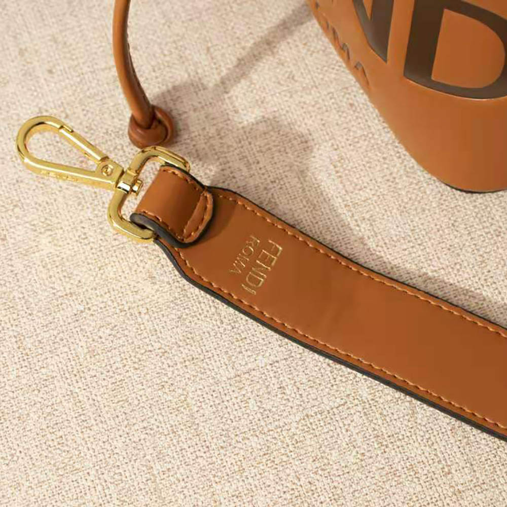 Fendi Women Mon Tresor Leather Mini Bag-Brown 7 Fendi Women Mon Tresor Leather Mini Bag-Brown - Image 7