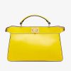 Fendi Women Peekaboo Iseeu East-West Leather Bag-Yellow 9 Fendi Women Peekaboo Iseeu East-West Leather Bag