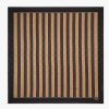 Fendi Women Pequin Foulard Brown Silk Foulard