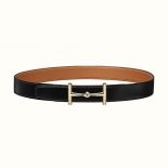 Hermes Women H Hippique Belt Buckle & Reversible Leather Strap 32 mm-Brown
