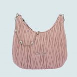 Miu Miu Women Large Matelasse Nappa Leather Shoulder Bag