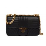 Prada Women Medium Leather Prada Diagramme Bag
