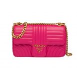 Prada Women Medium Leather Prada Diagramme Bag