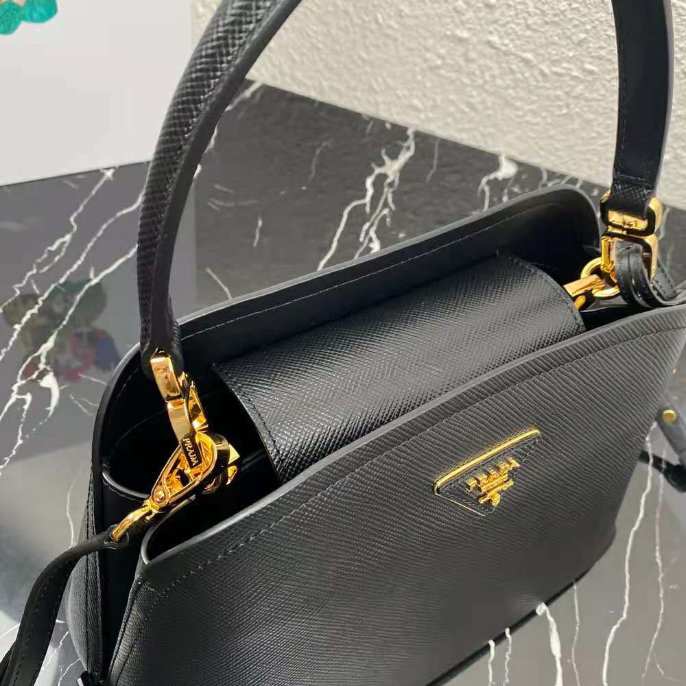 Prada Matinée mini bag | Prada - 1BA282_2ERX_F0002_V_MOE | Leather, Bags,  Saffiano leather