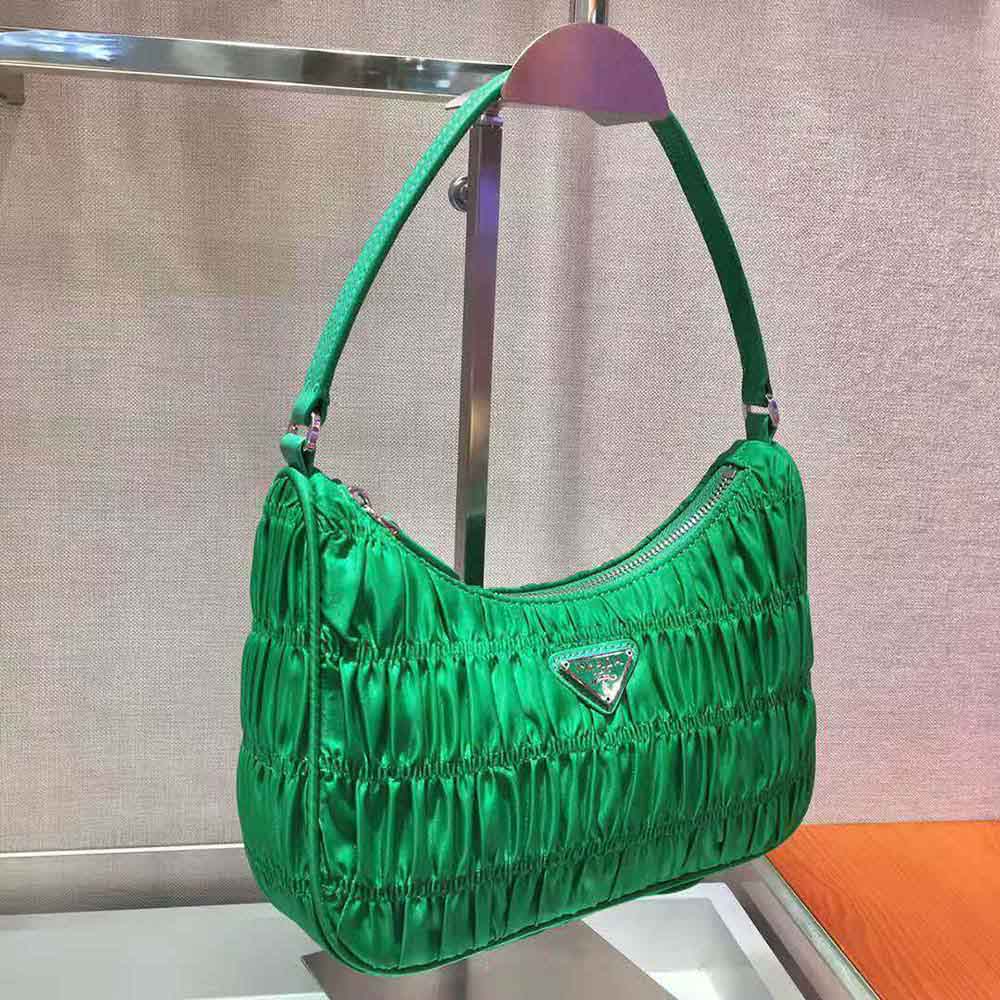 Prada Mint Green Nylon and Saffiano Leather Mini Bag – Moda Society