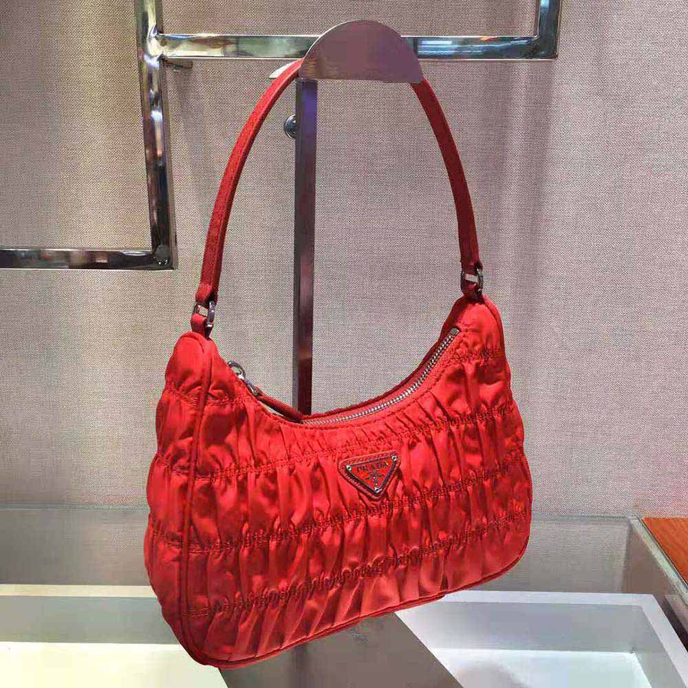 Prada Prada Matinée Micro Saffiano Leather Bag - Red for Women