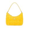 Prada Women Nylon and Saffiano Leather Mini Bag