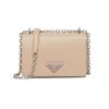 Prada Women Nylon and Saffiano Leather Shoulder Bag-Pink
