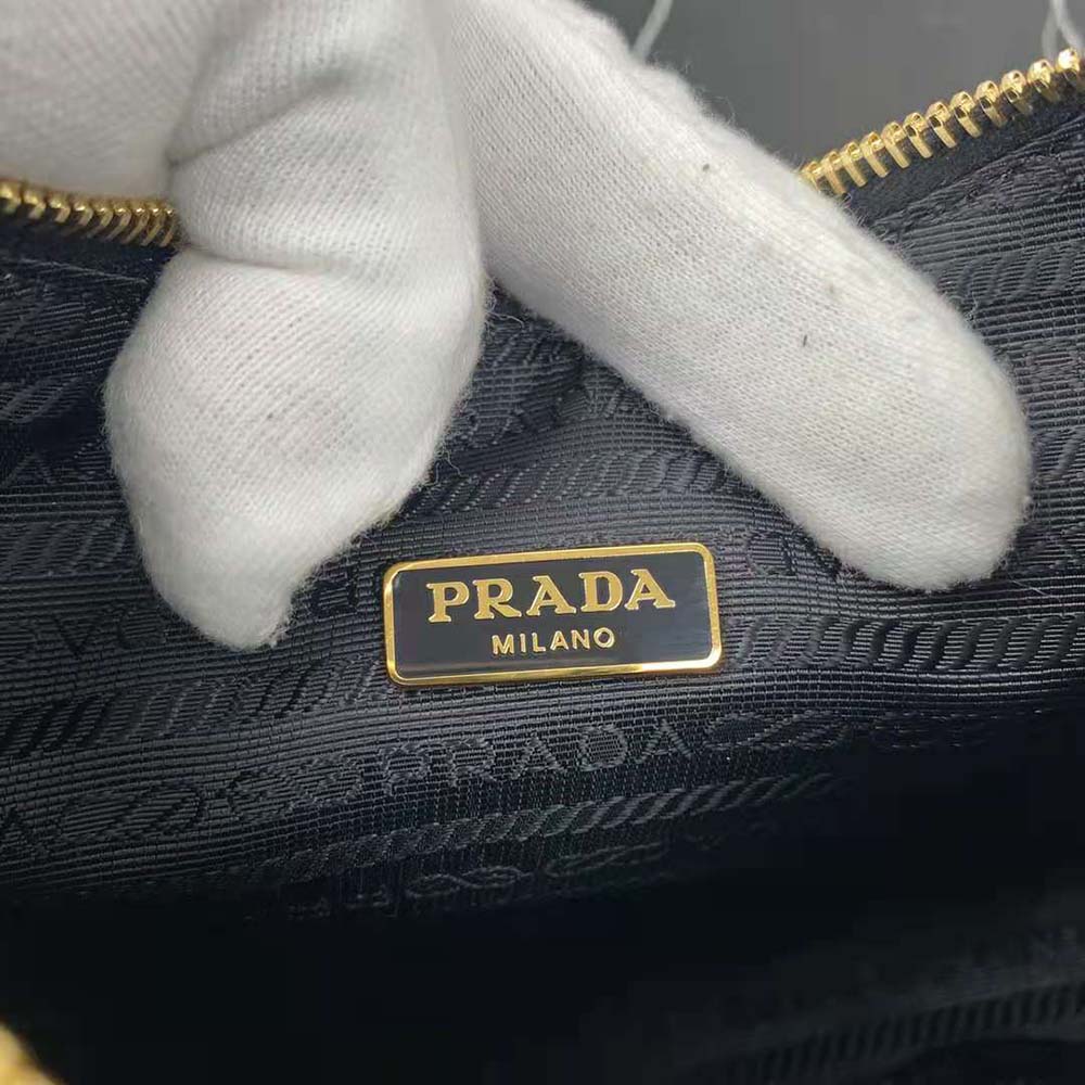 Prada Women Prada Re-Edition 2005 Saffiano Leather Bag-Black 10 Prada Women Prada Re-Edition 2005 Saffiano Leather Bag-Black - Image 10