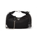 Prada Women Re-Edition 2006 Nylon Bag-Black