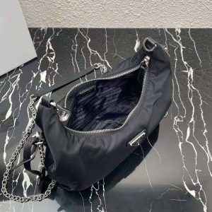 Prada Women Re-Edition 2006 Nylon Bag-Black