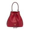 Prada Women Saffiano Leather Bucket Bag