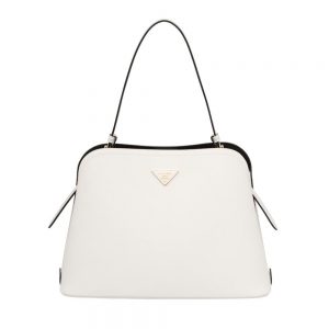 Prada Women Saffiano Leather Matinee Handbag