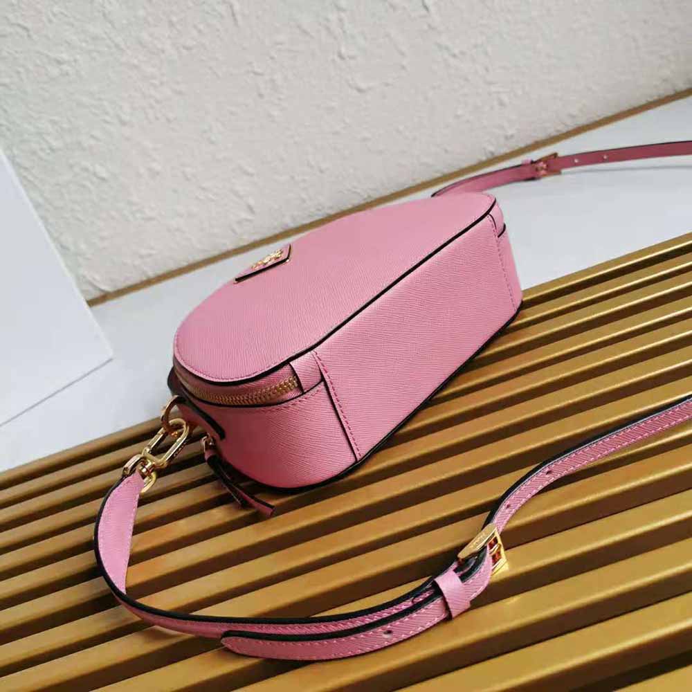 PRADA: Odette bag in saffiano leather - Pink