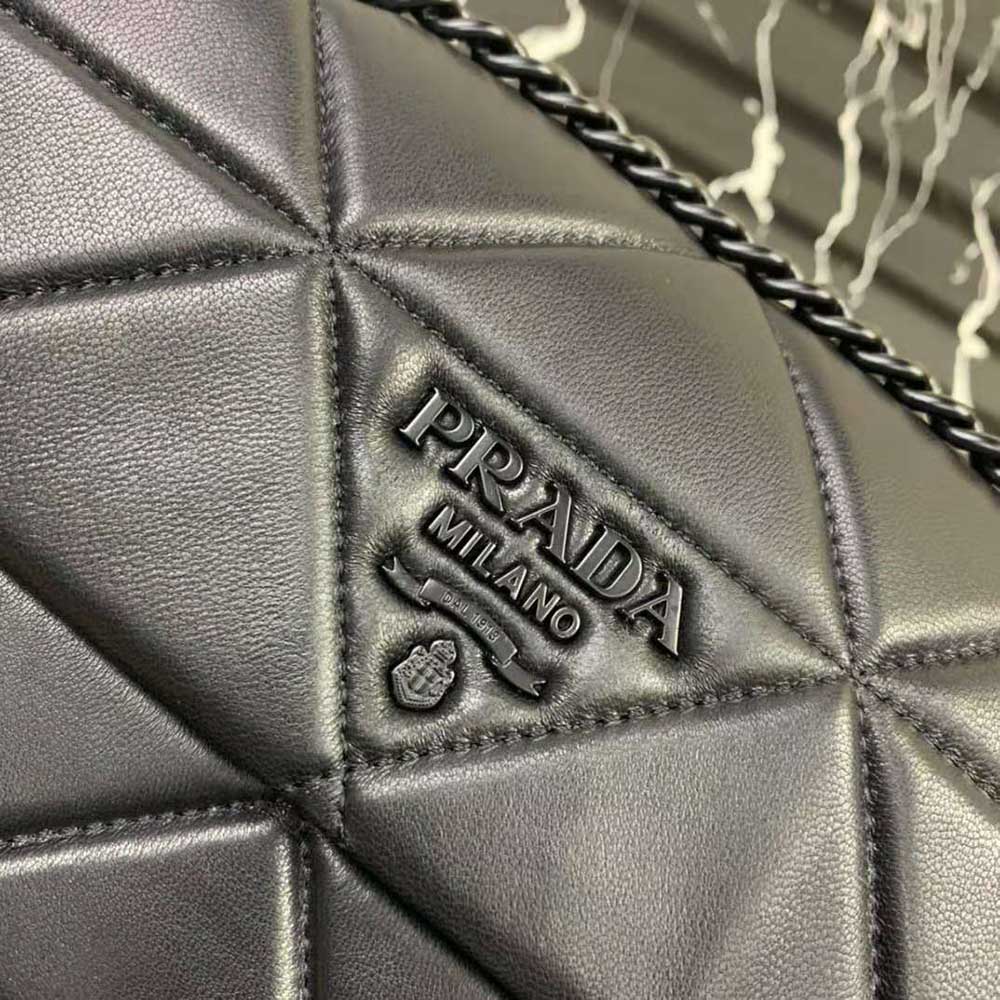 Prada Women Small Nappa Leather Prada Spectrum Bag-Black 10 Prada Women Small Nappa Leather Prada Spectrum Bag-Black - Image 10