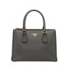 Prada Women Small Saffiano Leather Prada Galleria Bag-Grey 11 Prada Women Small Saffiano Leather Prada Galleria Bag-grey