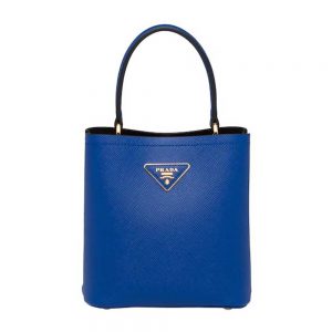 Prada Women Small Saffiano Leather Prada Panier Bag