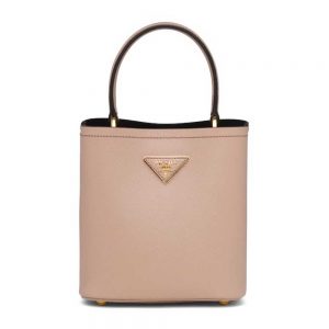Prada Women Small Saffiano Leather Prada Panier Bag