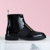 Roger Vivier Women Chelsea Viv' Rangers Metal Buckle Ankle Boots-Black