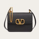 Valentino Women Vsling Grainy Calfskin Choulder Bag with Contrast Stitching (1)